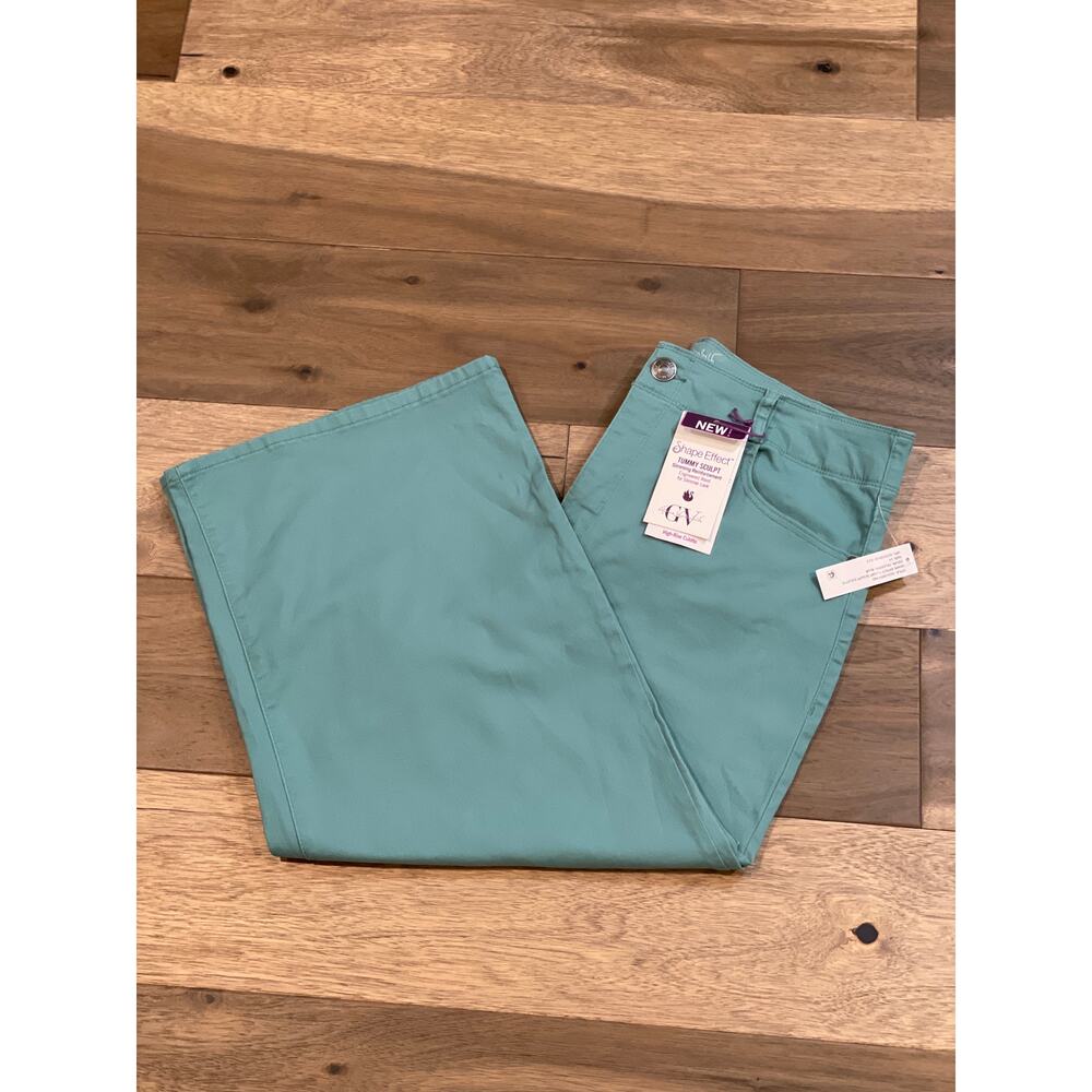 Gloria Vanderbilt Shape Effect Tummy‑Sculpt Culetts Pants Size 14 (NWT)